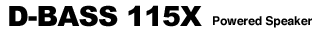 D-BASS 115X